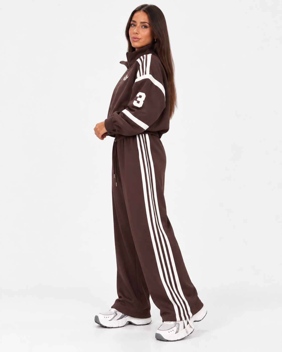 Zavira – Tuta Donna Sport Chic Marrone