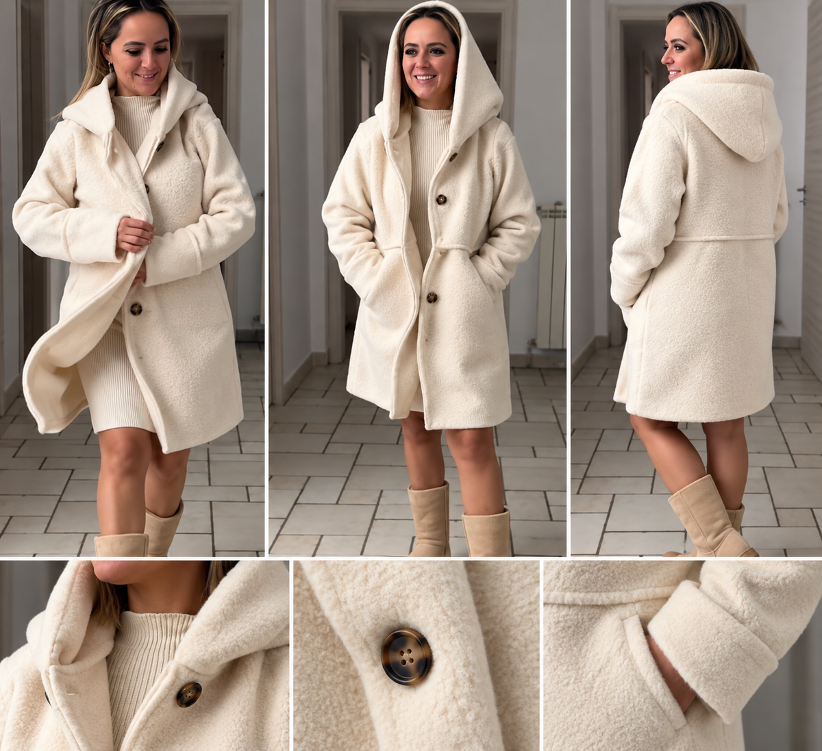Nuvira – Cappotto Peluche Donna