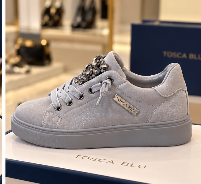 Lurevia – Sneakers Donna Luxury con Strass