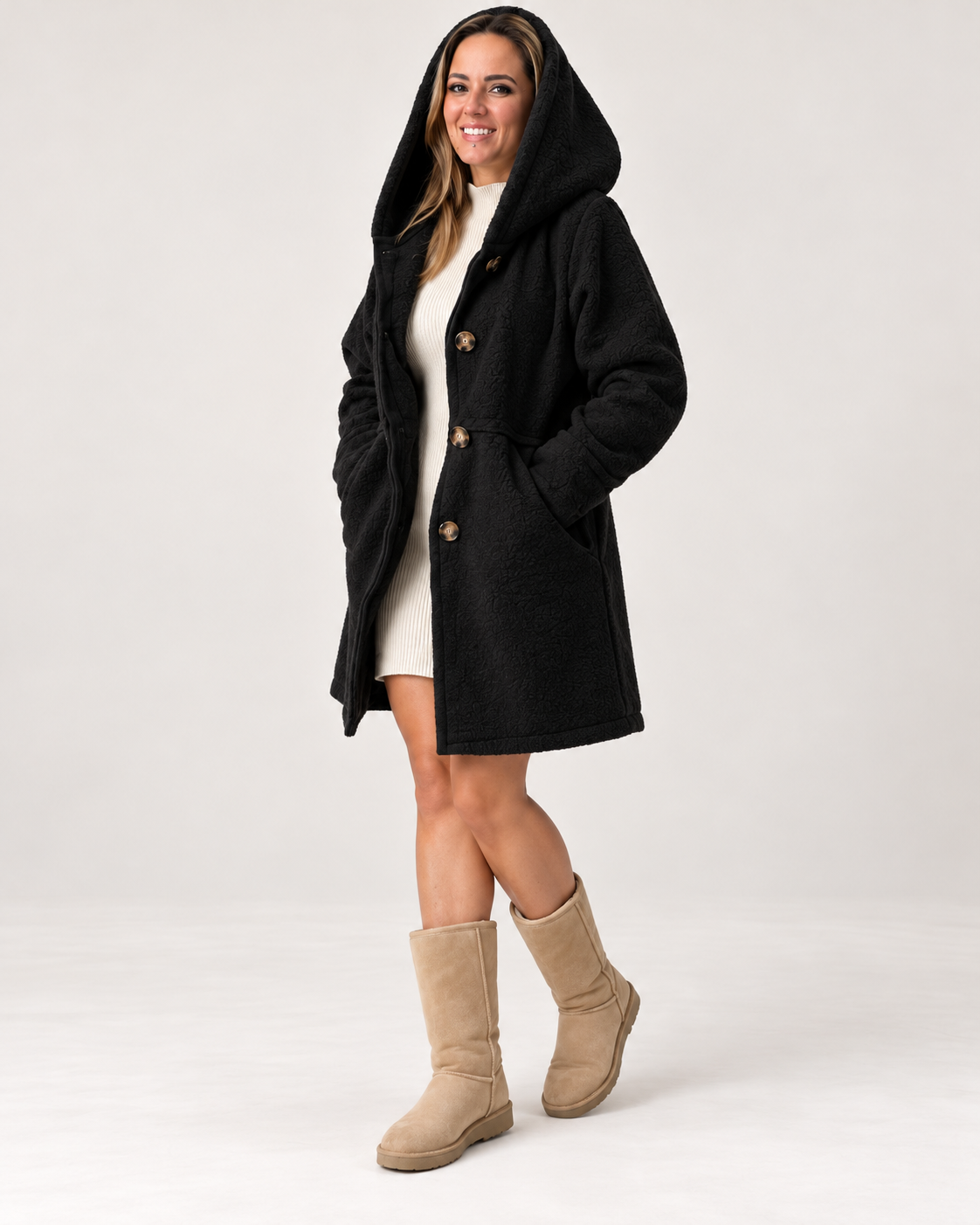 Nuvira – Cappotto Peluche Donna
