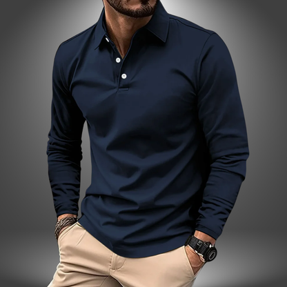 Diego | Polo a maniche lunghe elegante Fatta a Mano