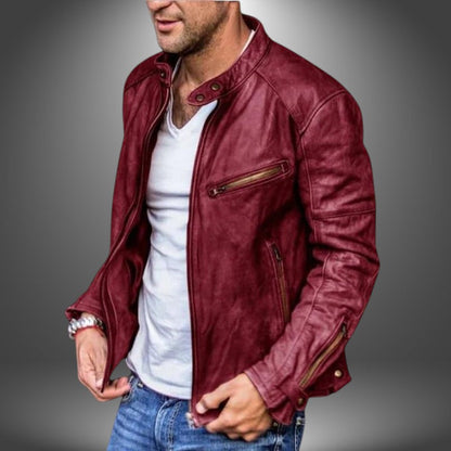 Dieter | Giacca in Pelle Artigianale da Uomo