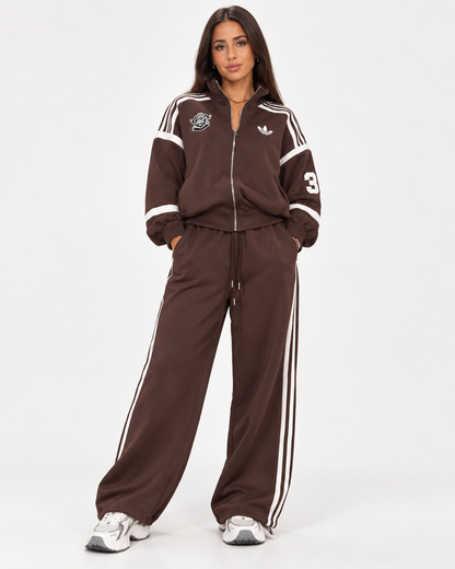 Zavira – Tuta Donna Sport Chic Marrone