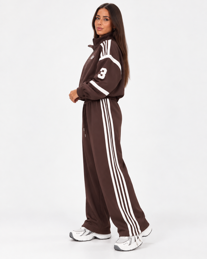 Zavira – Tuta Donna Sport Chic Marrone