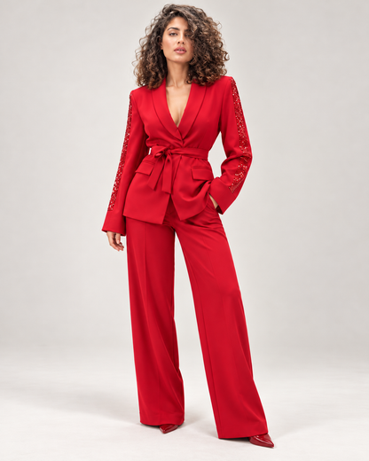 Zavelya – Tailleur Donna Chic con Brillantini