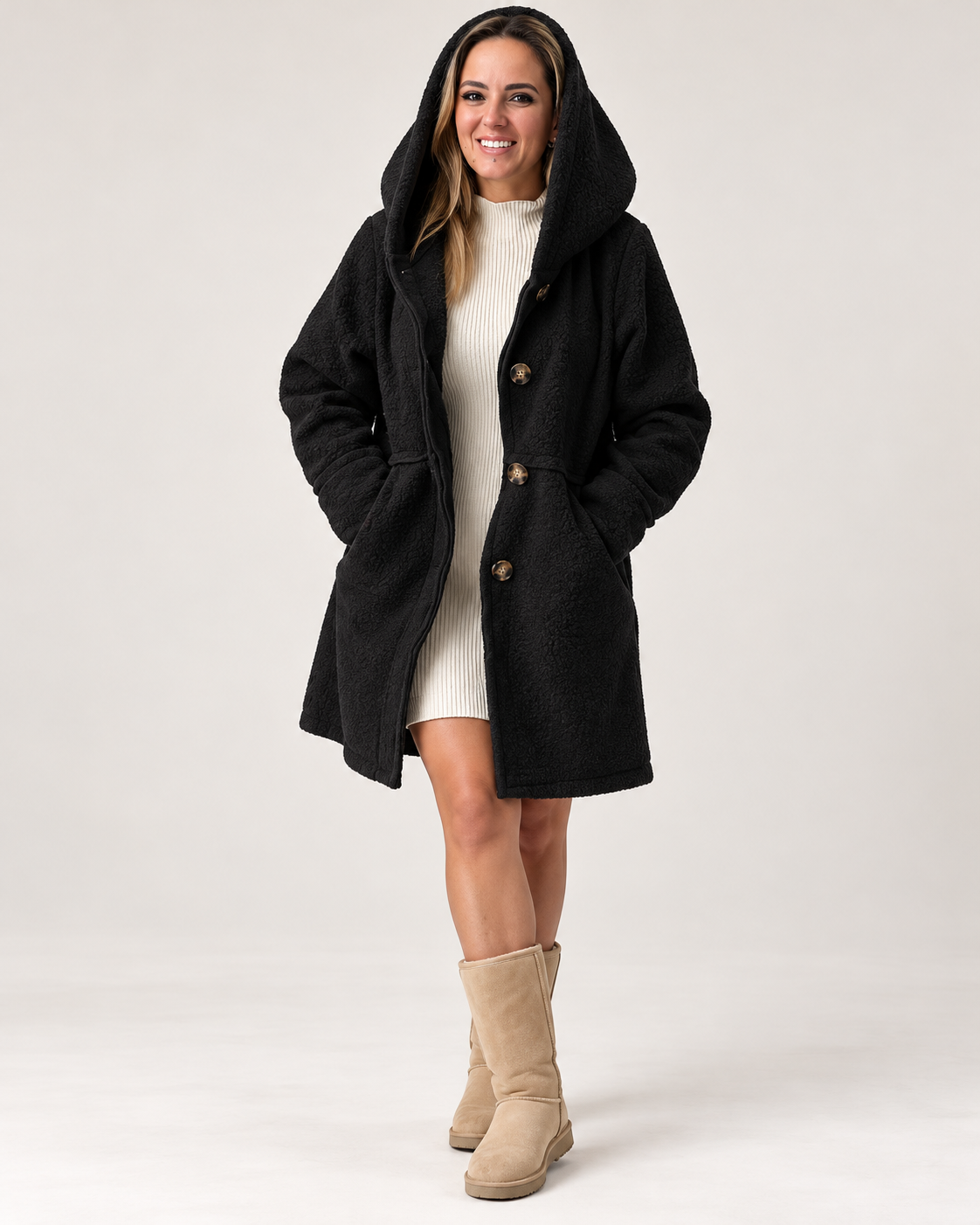 Nuvira – Cappotto Peluche Donna