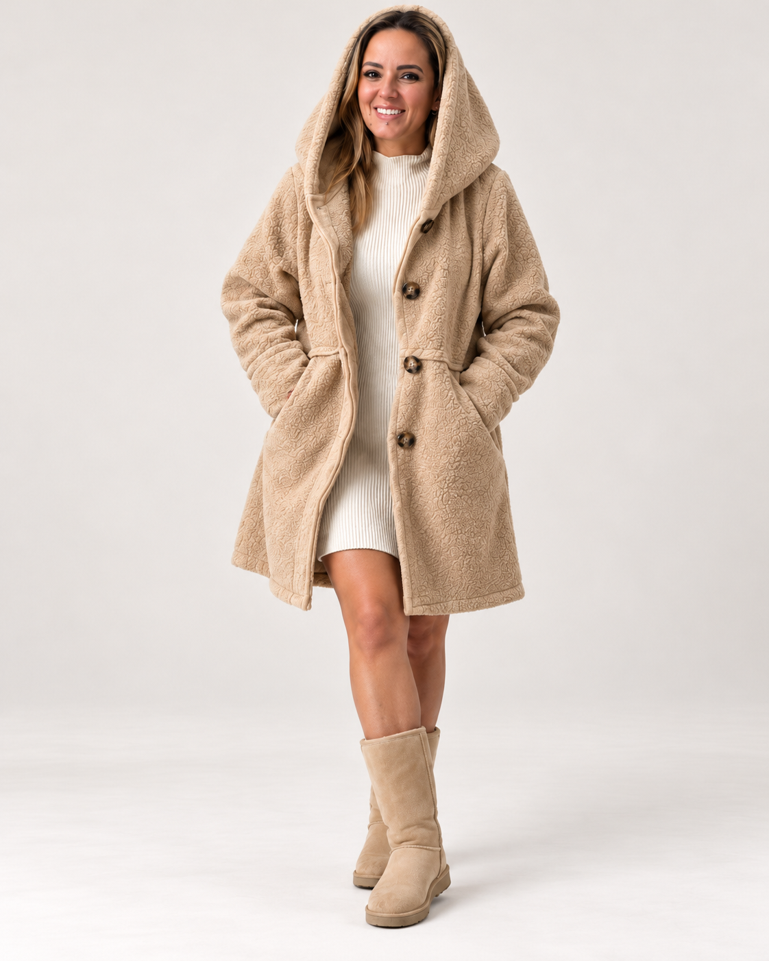 Nuvira – Cappotto Peluche Donna