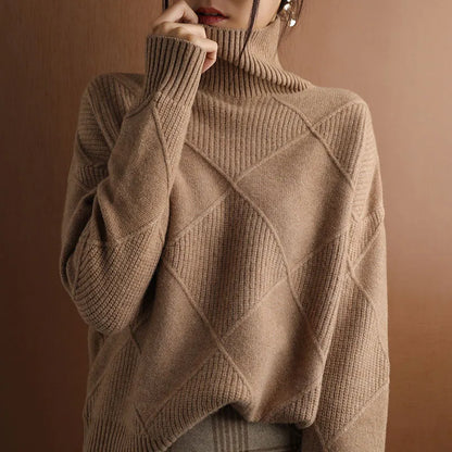 Marcelle | Maglione a Collo Alto Premium