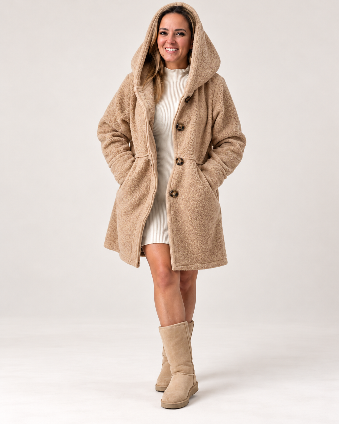 Nuvira – Cappotto Peluche Donna