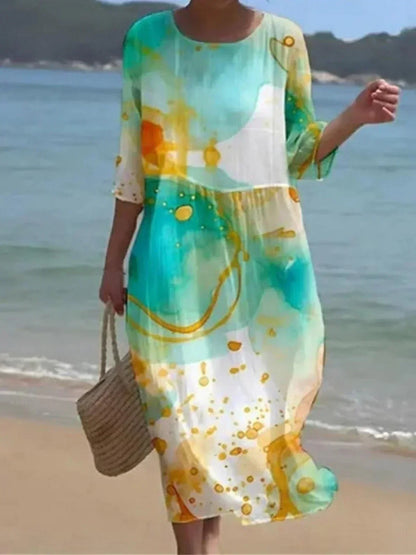 Miranda - Elegante Abito Floreale
