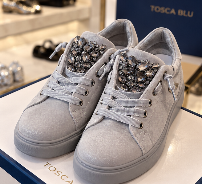 Lurevia – Sneakers Donna Luxury con Strass
